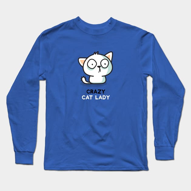 Crazy Cat Lady - Cat Long Sleeve T-Shirt by blushingcrow